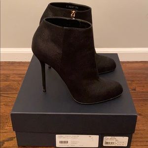 Sergio Rossi Black Ankle Boots